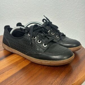 Timberland Ladies 8 Tree Northpoint Earthkeepers Cutout Black Leather Sneakers